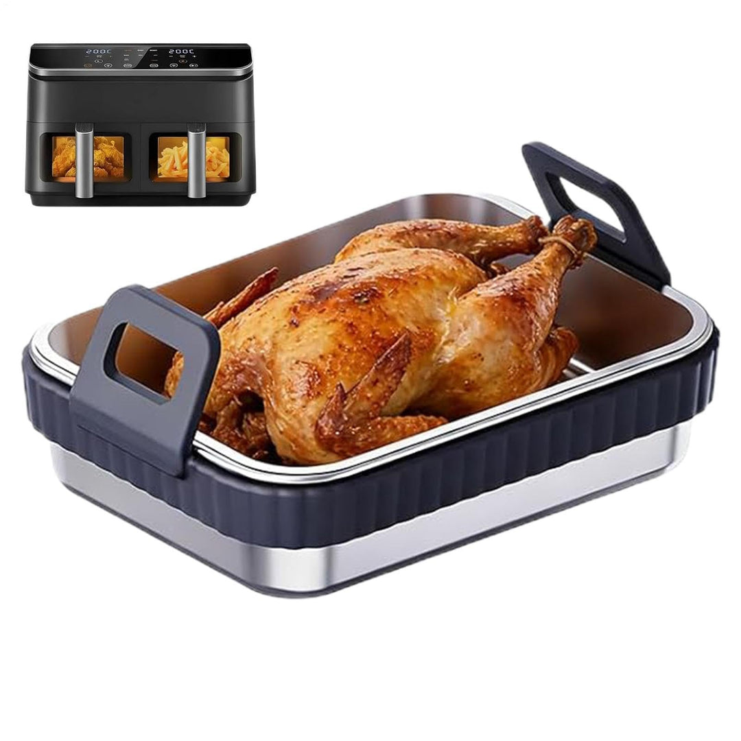 Airfryer Backform Antihaftbeschichteter, Hitzebeständiger Grillrost | Küchen-Grillrost Backbleche Fü