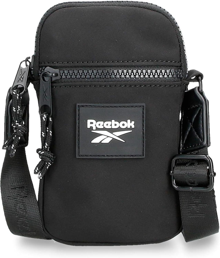 Reebok Damen Elsie Gepäck- Kuriertasche Bandolera Pequeña Schwarz, Bandolera Pequeña Schwarz