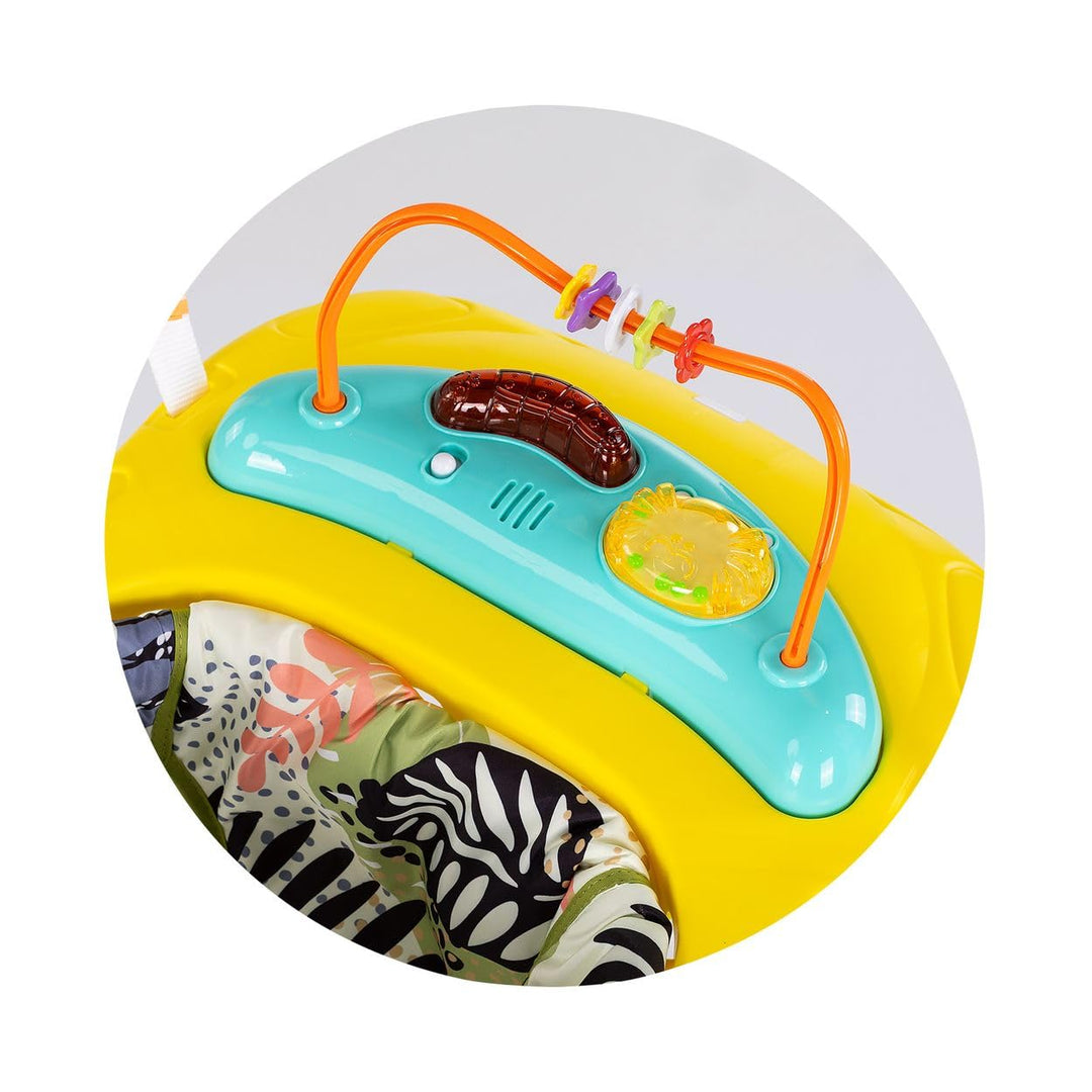 Chipolino Hopser Jumpy Car Musik Licht Hängespielzeug Musikpanel verstellbar gelb, gelb