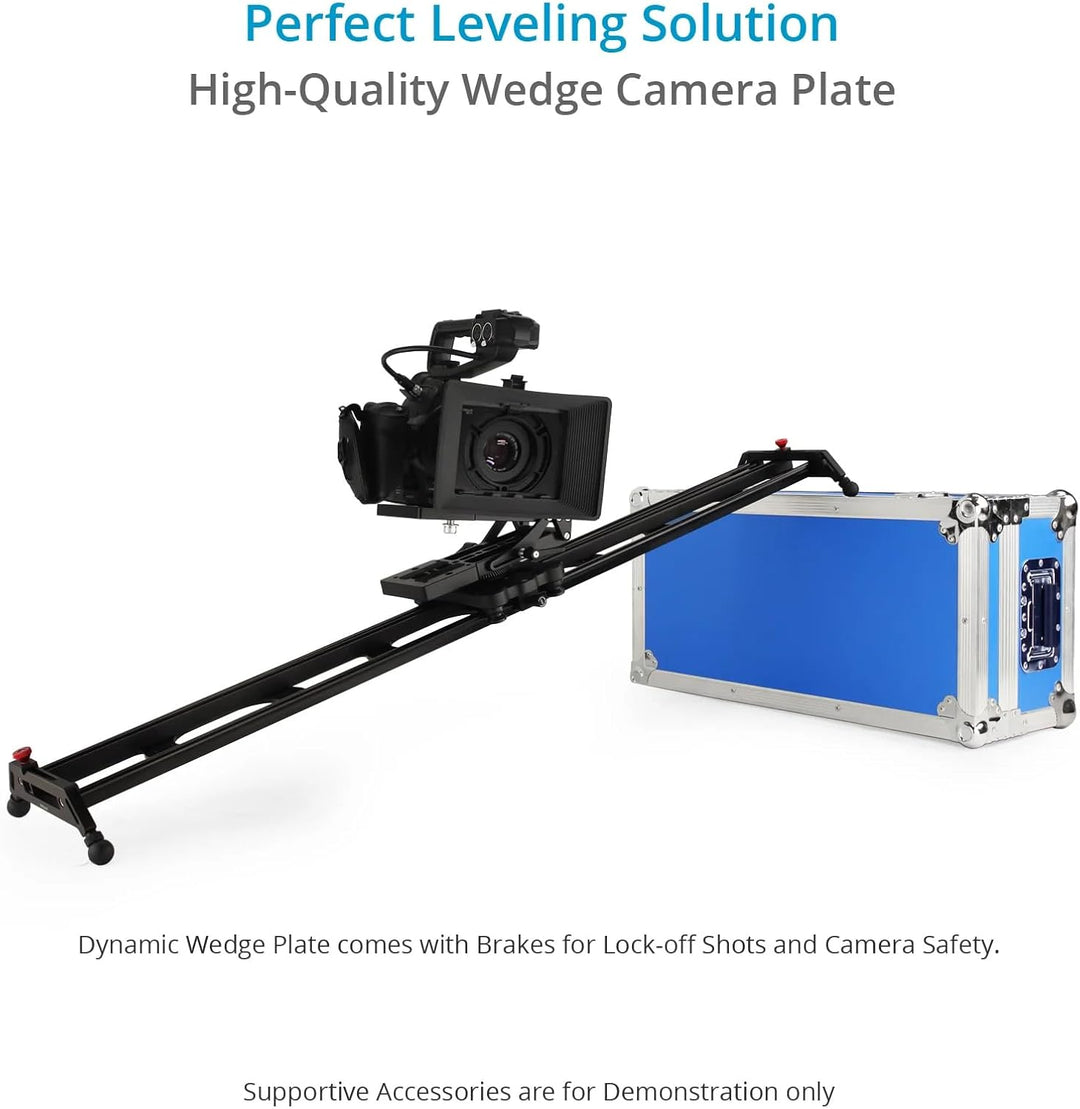 PROAIM Dynamic Wedge Tilt Levelling Camera Plate for Low & Dutch Cinematography/Photography | Pan Ad