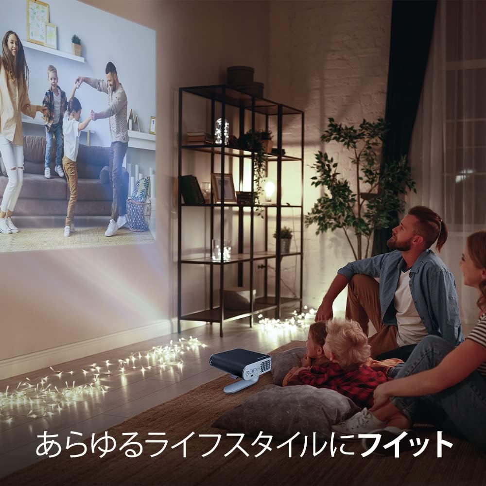 Viewsonic M1+ Portabler LED Beamer (WVGA, 300 Lumen, integrierter Akku, HDMI, USB, USB-C, WLAN Konne
