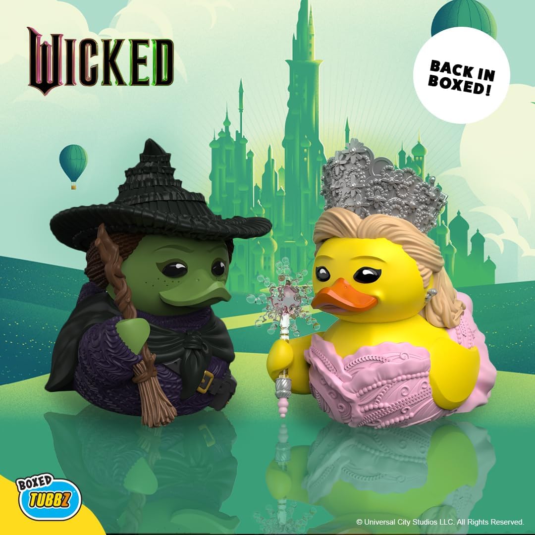 TUBBZ Box-Ausgabe: Wicked - Glinda Upland als Cosplaying-Gummiente Vinylfigur Glinda (Box), Glinda (