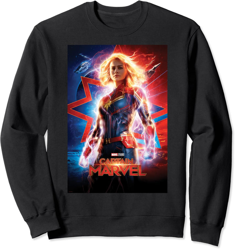 Captain Marvel Poster Sweatshirt