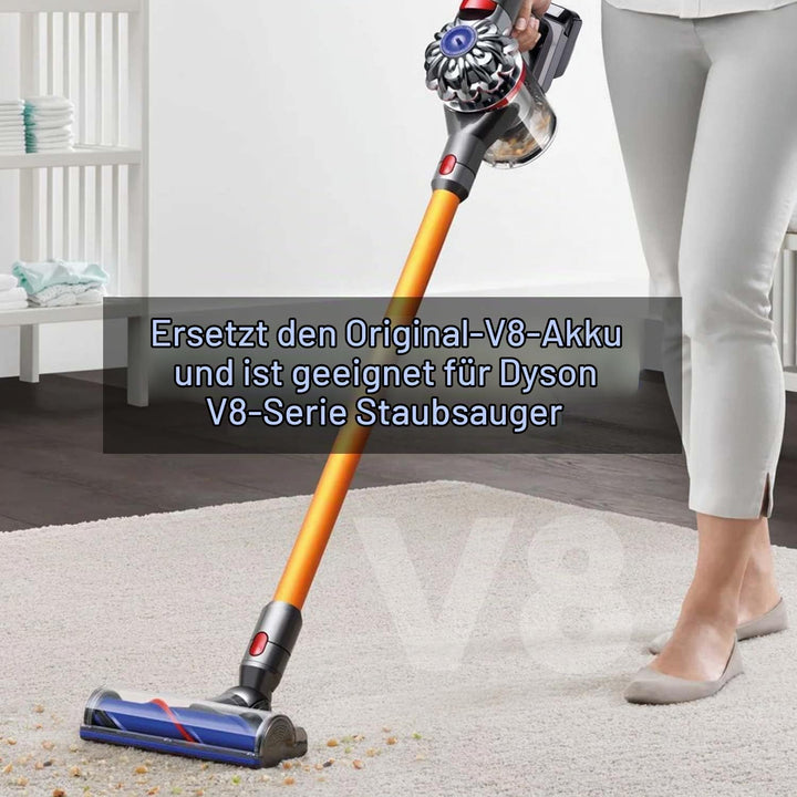 【Upgraded】 2-in-1 V7/8 Akku-Adapter für Makita 18V Akku konvertieren zu für Dyson V7/8 Handstaubsaug