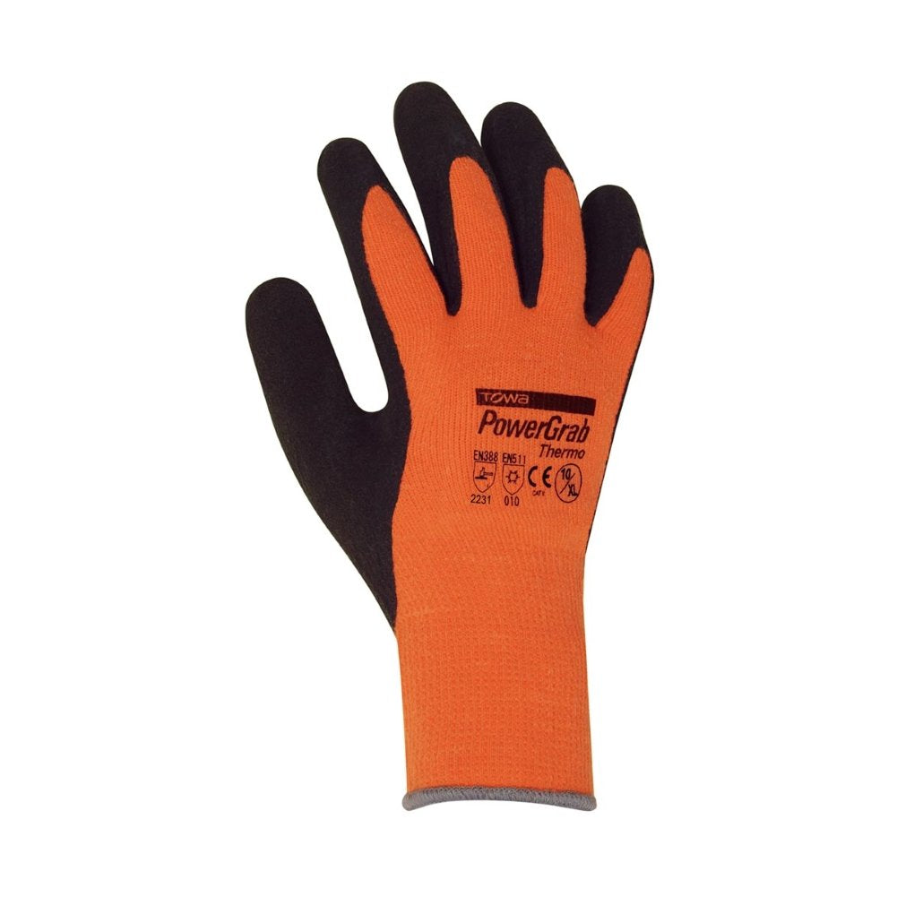 Winterhandschuhe - 12 Paar - PowerGrab Thermo - Montagehandschuhe - Handschuhe - Arbeitshandschuhe -