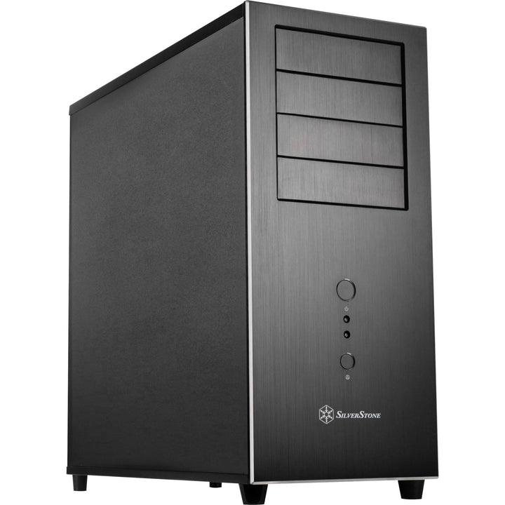 SilverStone SST-TJ04B-E - Temjin Midi Tower Gehäuse, SSI-CEB, ATX, schwarz