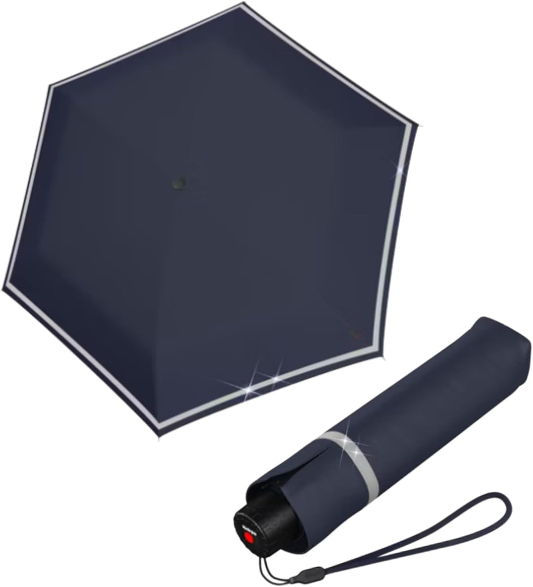 Knirps Rookie Manual Umbrella Navy, marineblau, M, marineblau