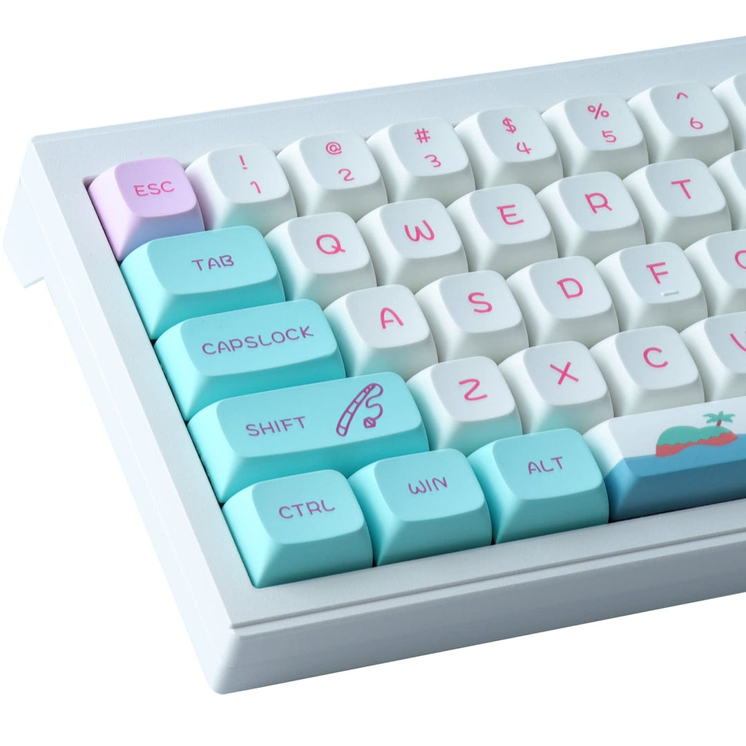 PBT Keycaps 138 Tasten XDA Profile Dye-Sublimation Custom Cute Keycaps für Gateron Cherry MX Schalte