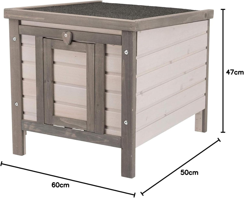 Trixie 62392 natura Kleintierhaus, 60 × 47 × 50 cm, braun 60 x 47 x 50 cm, 60 x 47 x 50 cm