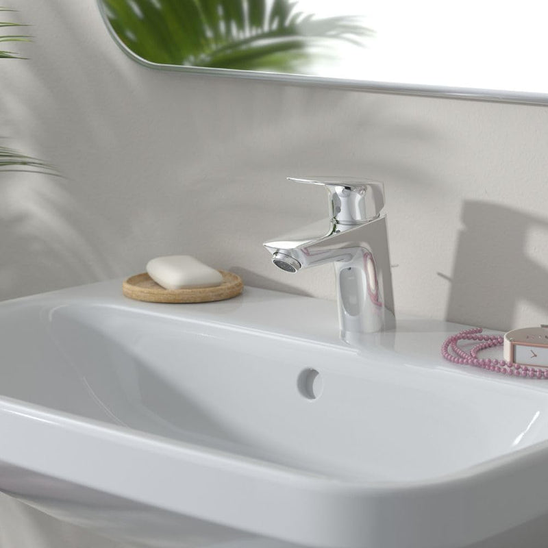 hansgrohe Wasserhahn Logis (Armatur mit Auslauf Höhe 70mm, ohne Ablaufgarnitur) Chrom Chrom Auslaufh