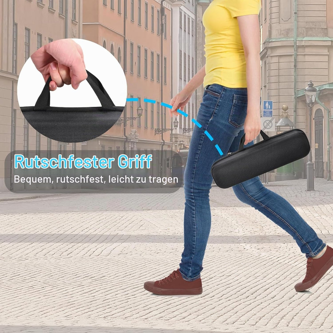 RAIACE Hartschalenkoffer, kompatibel mit Dyson Airstrait-Haarglätter, Reise-Aufbewahrungstasche. (Ve