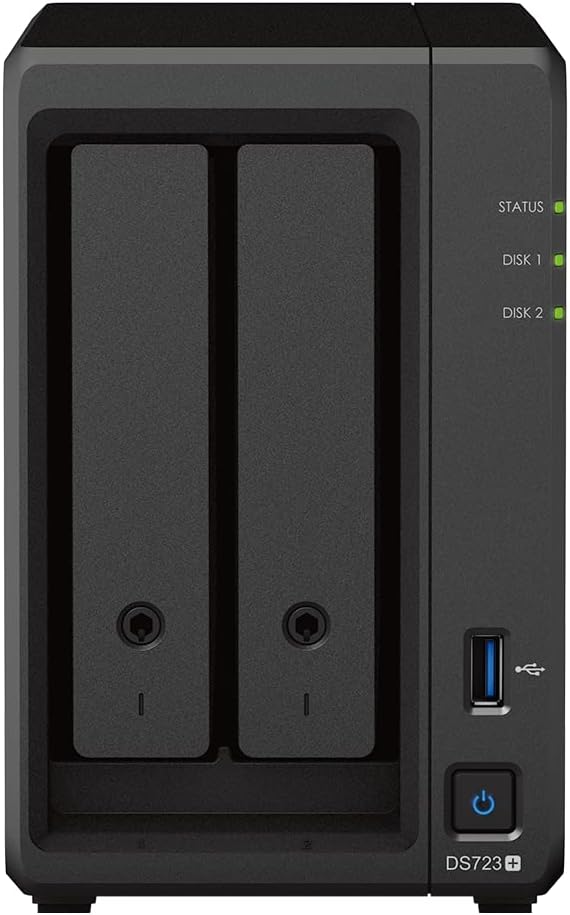 Synology DiskStation DS723+ NAS/Storage Server Tower Ethernet LAN Black R1600