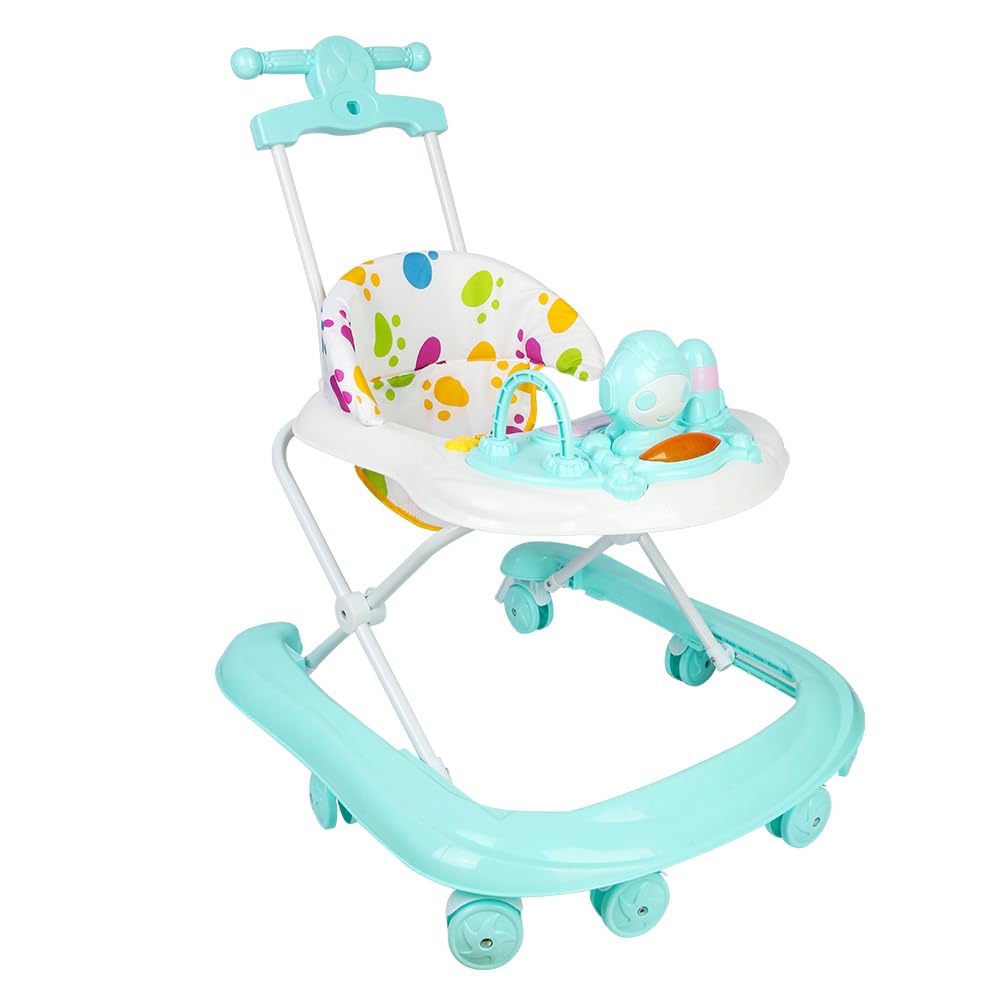 Supfine Lauflernhilfe 5 in 1 Babywalker, Spiel- und Lauflernwagen mit Rollen, 5-Gang Höhenverstellba