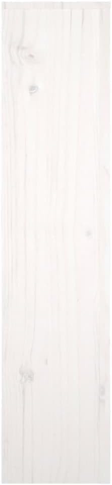 vidaXL Heizkörperverkleidung Weiss 153x19x84 cm Massivholz Kiefer