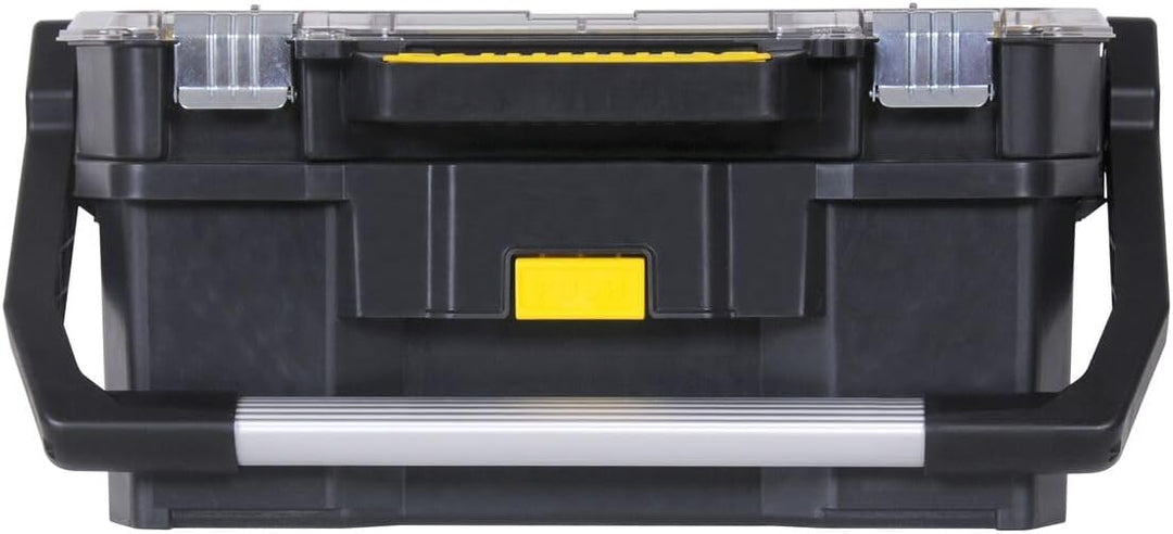 Stanley Werkzeugkoffer (56 x 32 x 25 cm, mit Organizeraufsatz, getrennt verwendbar, Koffer mit rostf