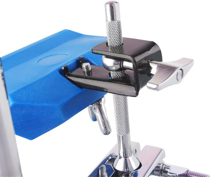 Jam Block Musikinstrument, 12,7 cm, Kunststoff, Lateinisches Trommelinstrument (blau), blau