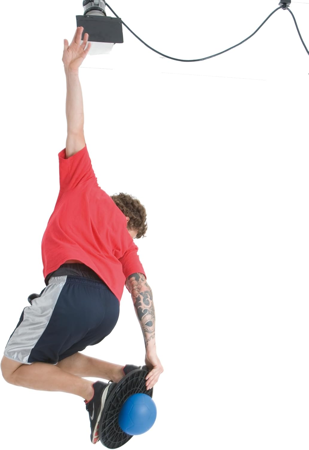 Togu Moonhopper Sport Hüpfball, Lila und Schwarz, Belastbar bis 110kg