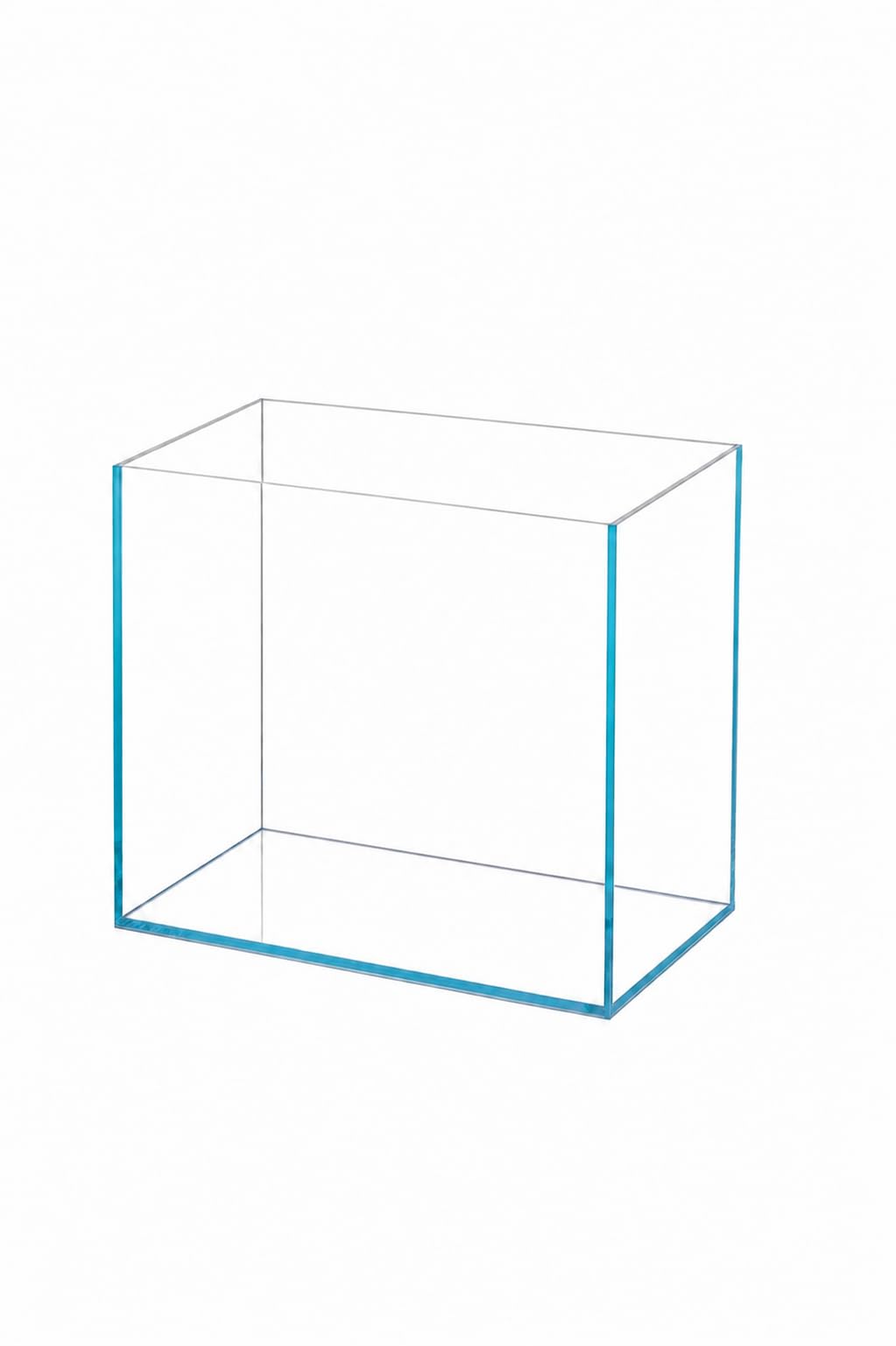 Würfel Fischglas 15 * 11 * 13CM - Ultraweisses Glas Aquarium | Kompakt Becken für Heimdekoration 15*
