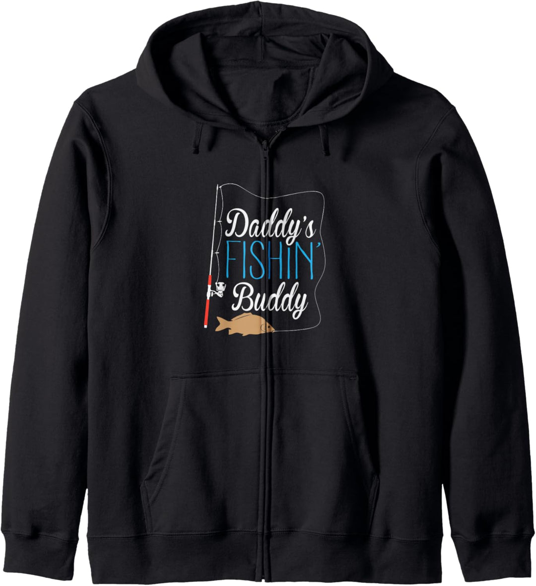 Daddy's Fishin' Buddy Cute Father's Day Fishing Vacation Kapuzenjacke