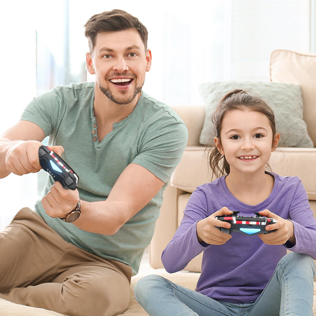 Bonacell Wireless Controller mit Kappen für Ps5 Dual Vibration Kabellose Gamepad mit Turbo und 3.5mm