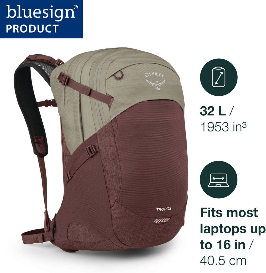 Osprey Unisex Tropos Backpack Einheitsgrösse Schwarz, Einheitsgrösse Schwarz