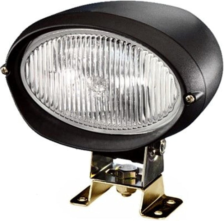 HELLA - Halogen-Arbeitsscheinwerfer - Oval 100 - 12V - Anbau/Schraubanschluss - 4-Punkt Befestigung