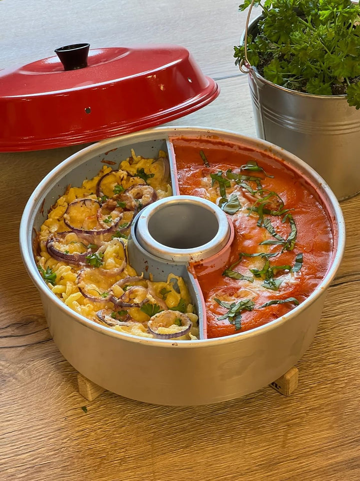 STYYL Silikonform 2-geteilt passend für die MAXI FORM des Omnia®-Backofen | Silikoneinsatz | Backfor