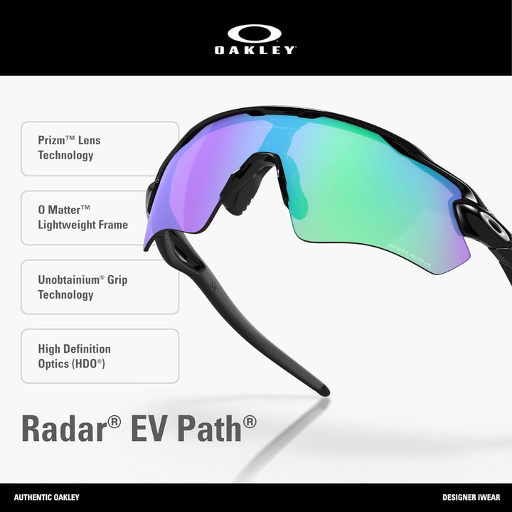 Oakley Sonnenbrille Radar EV 40 Mehrfarbig (Polished Black), 40 Mehrfarbig (Polished Black)