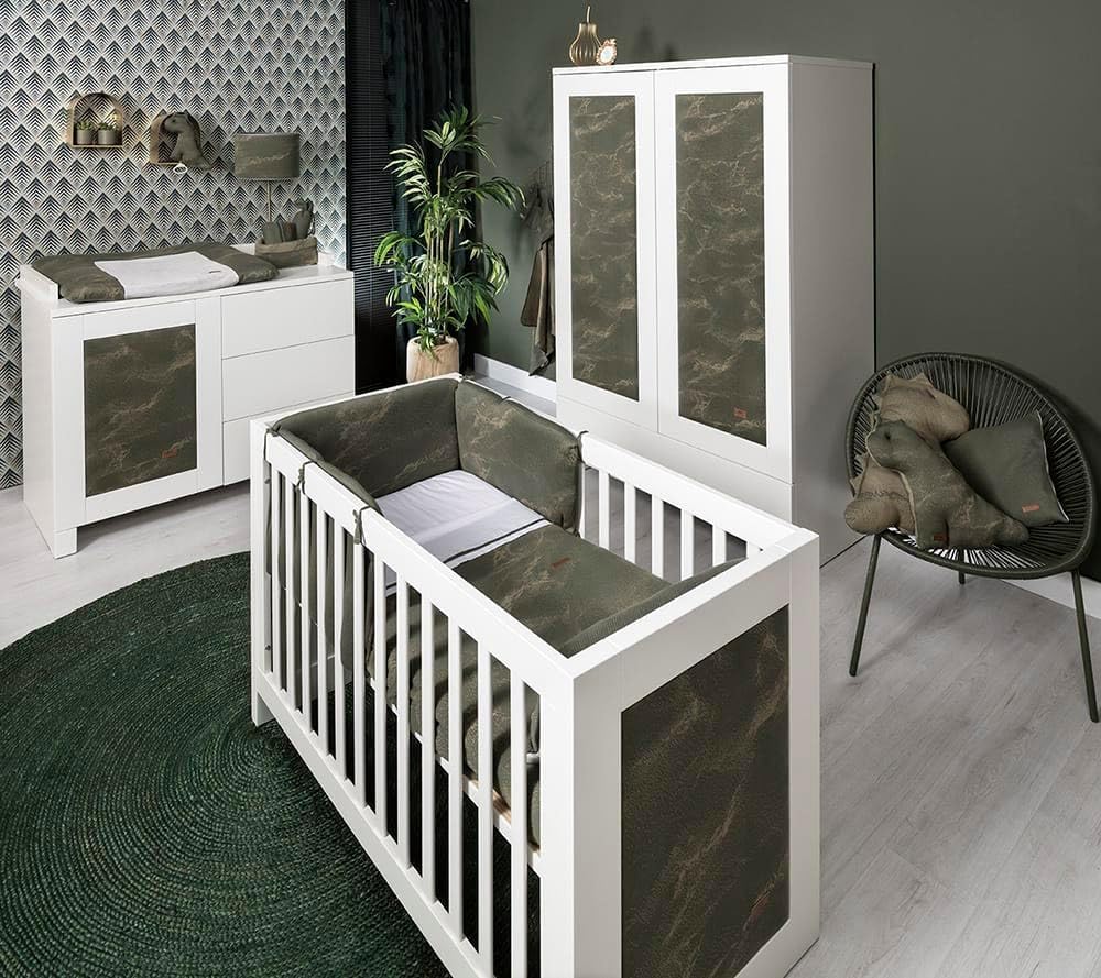 Baby's Only - Kuscheldino Marble - Khaki/Olive - 55 cm Khaki/Olive 55 cm, Khaki/Olive 55 cm