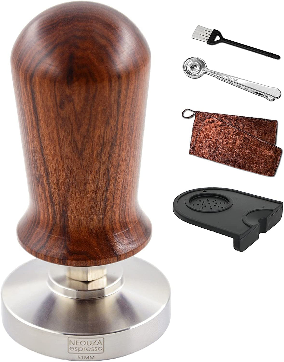 NEOUZA Professioneller Presshammer für Espresso, 51 mm, kompatibel mit Delonghi Swan Smeg 304 Edelst