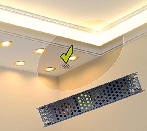 24V LED Trafo dimmbar - 60 bis 200 Watt IP67-24 Volt DC - TRIAC &amp; 0/1-10V - kein Flimmern, kein Raus
