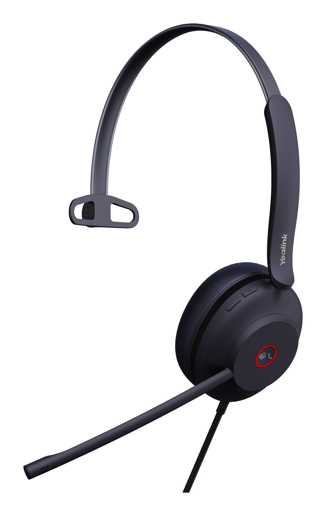 Yealink UH37 USB-Mono-Headset mit Geräuschunterdrückung, kabelgebundenes Headset für PC-Laptop, Team