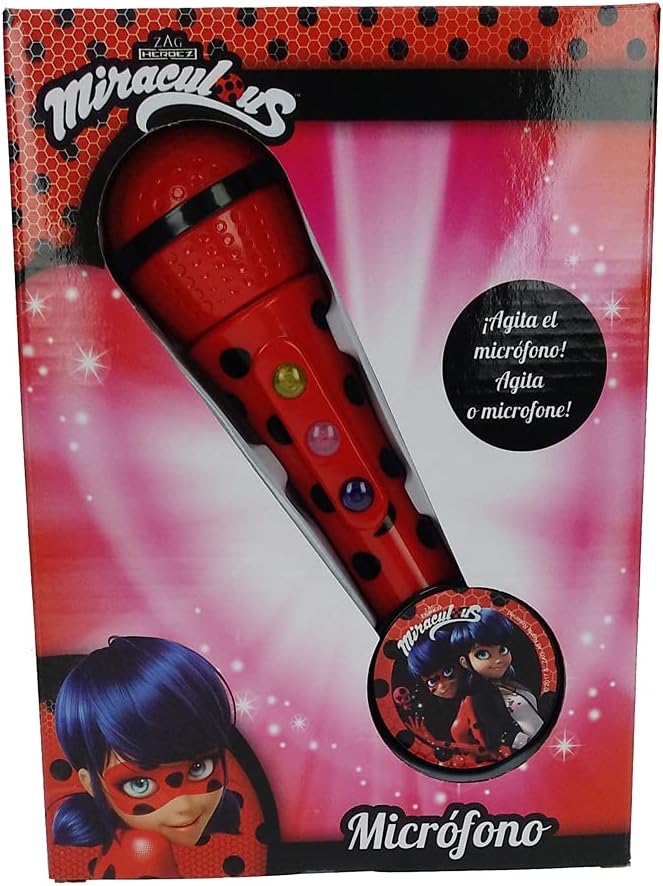 Reig 2681 Miraculous: Tales of Ladybug & Cat Noir Mikrofon, rot