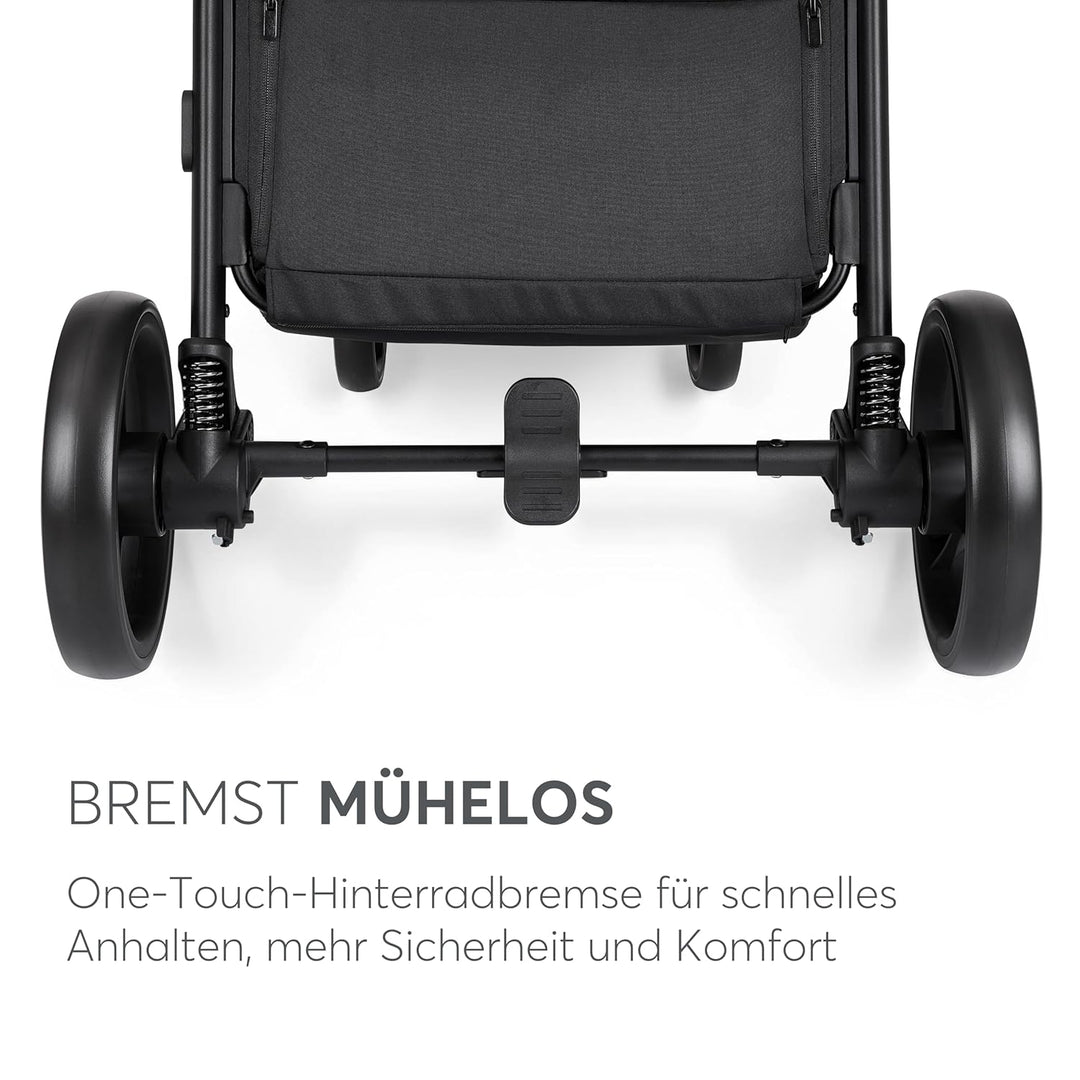 KikkaBoo Reisebuggy Kinderwagen URBAN, Buggy mit Liegefunktion ab Geburt bis 22 kg, Klein Zusammenkl