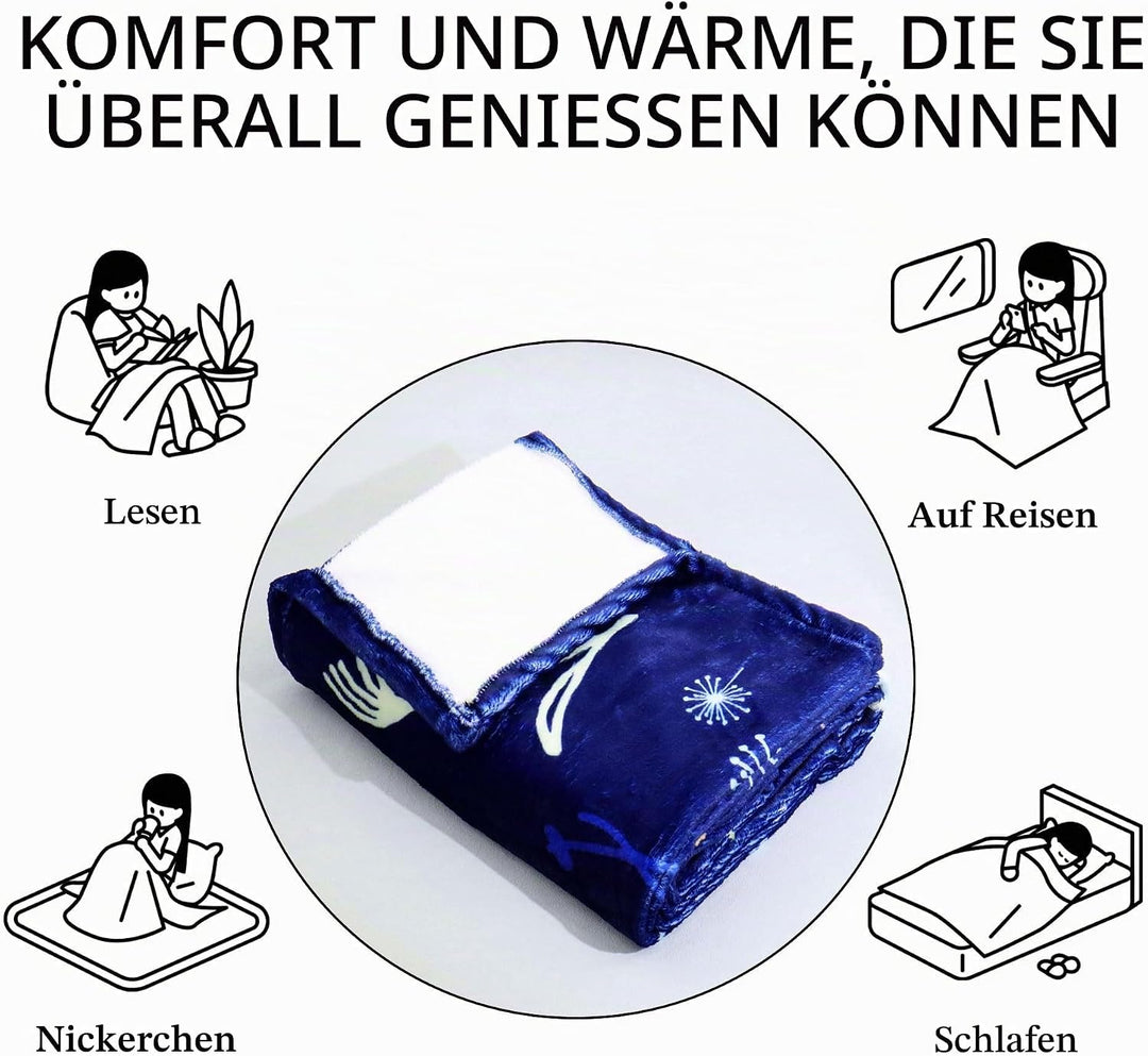 Original Geschenke für Onkel Mann Kuscheldecke Geschenke für Onki Vatertag Weihnachten Neujahrsgesch