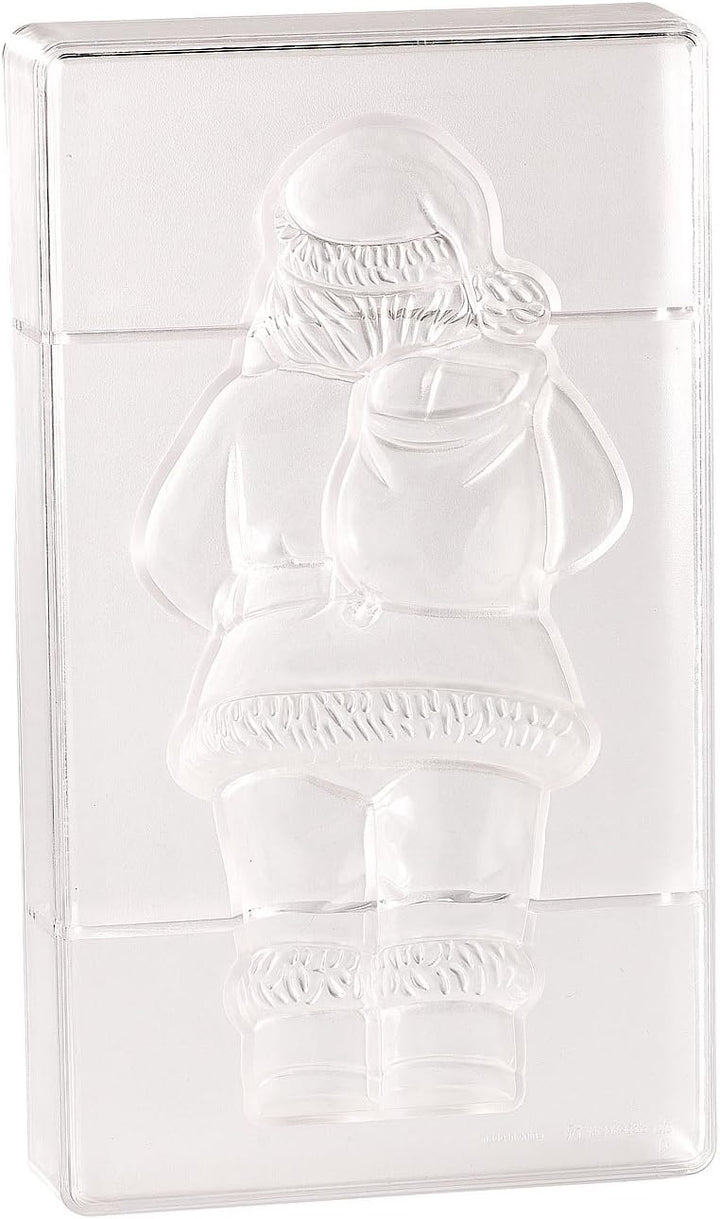 Rosenstein & Söhne 3D Schokoladenformen: 3D Schokoladen-Gussformen-Set XL-Weihnachtsmann (Giessform,
