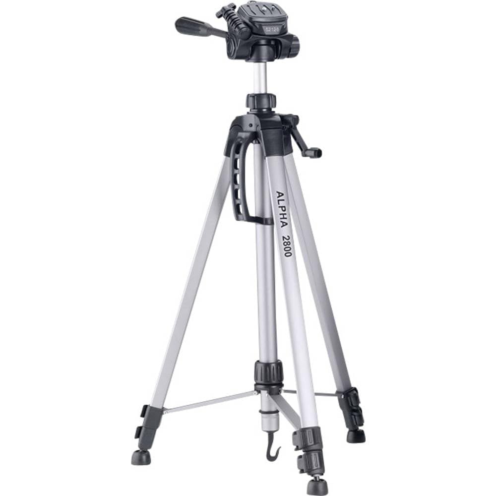 CULLMANN - 52128 - Alpha 2800 Stativ (Auszugshöhe 184,5 cm, Packmass 70 cm, mit 3-Wege-Kopf, max. Tr