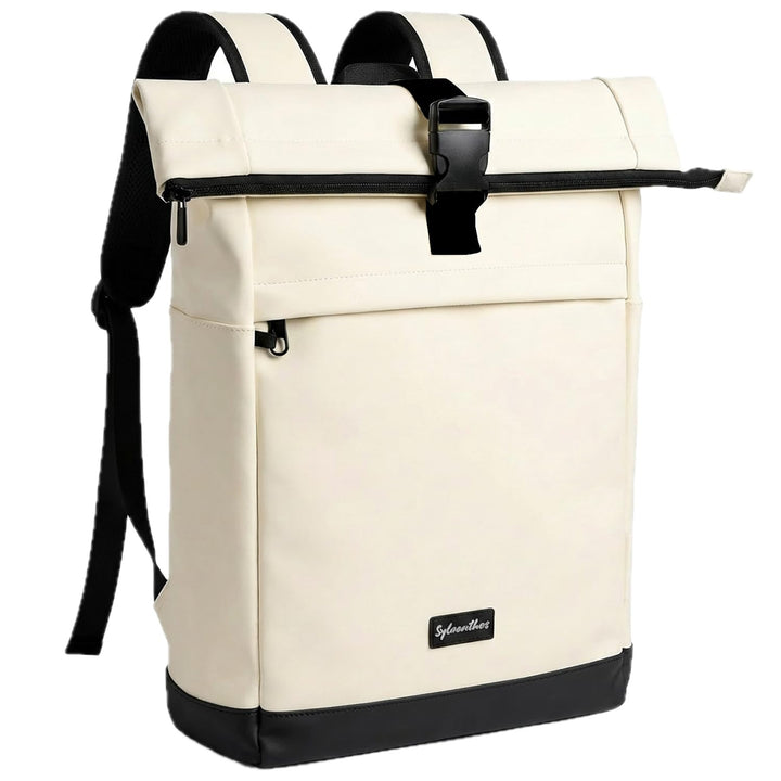 Wasserdicht Rucksack, Laptop Rolltop Rucksack für Herren & Damen Mit Diebstahlsichere Reissverschlus