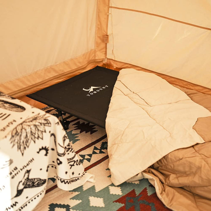 TOMOUNT Feldbett Ultraleichtes Klappbett Aluminium Stangen 190x70cm Kompaktes tragbares Campingliege