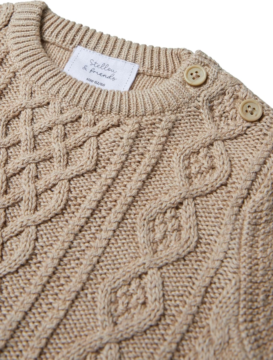 Stellou & friends Strickpullover für Jungen und Mädchen I Hochwertige Baby-Kleidung aus 100% Baumwol