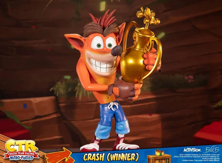 FIRST4FIGURES Crash Bandicoot - Crash Team Racing Crash Winner - Statuette 46cm