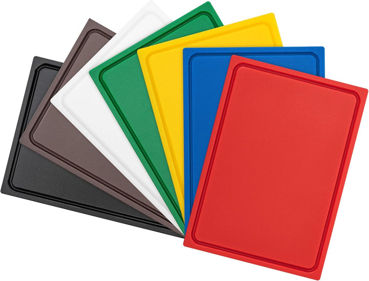 Muvell stabiles Schneidebrett Kunststoff | Grün, 35x25x2 cm | Spülmaschinenfest, EXTRA dick, messers