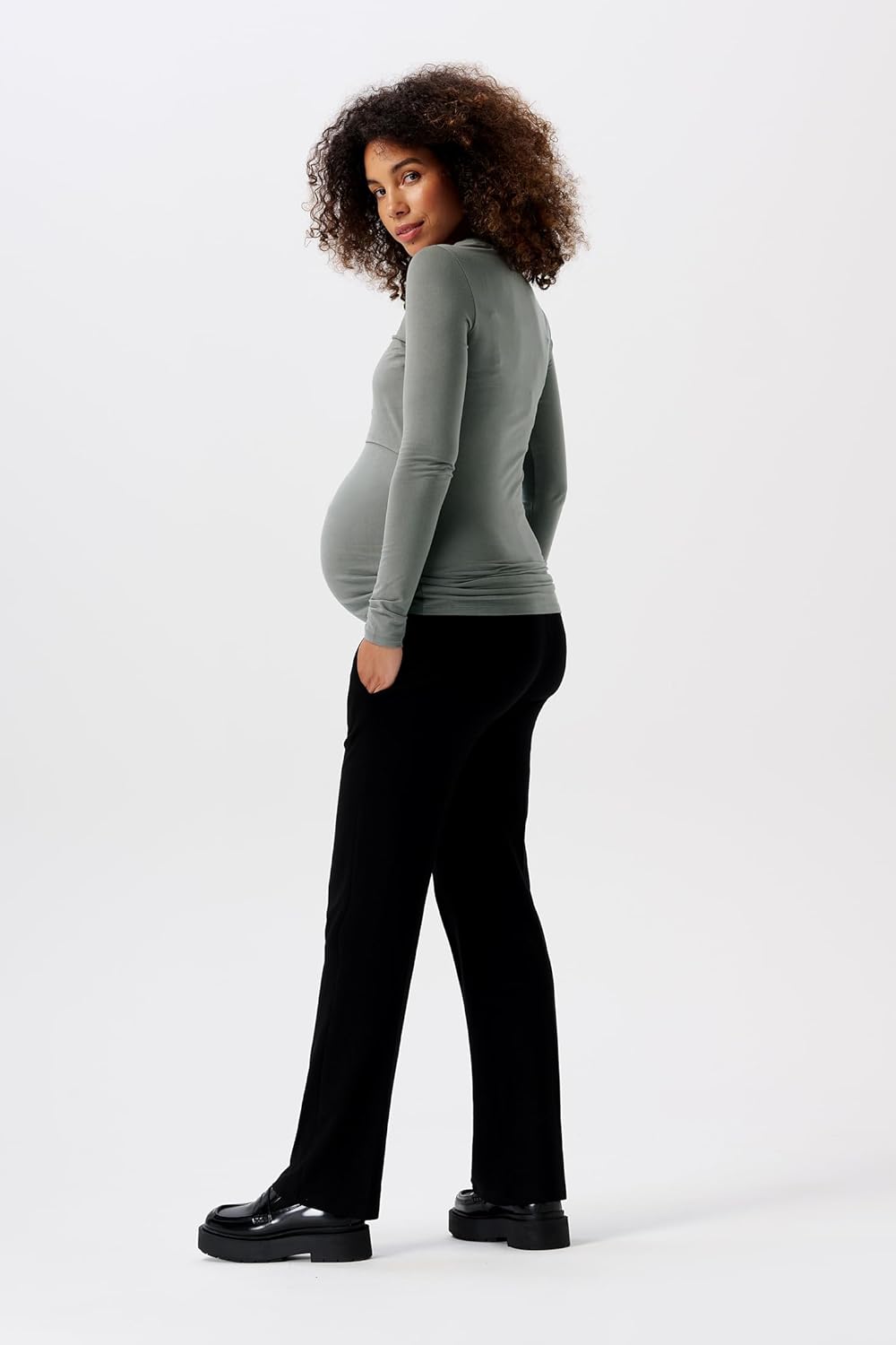 Noppies Damen Eili Straight Fit Pants OTB Hose S Black - P090, S Black - P090