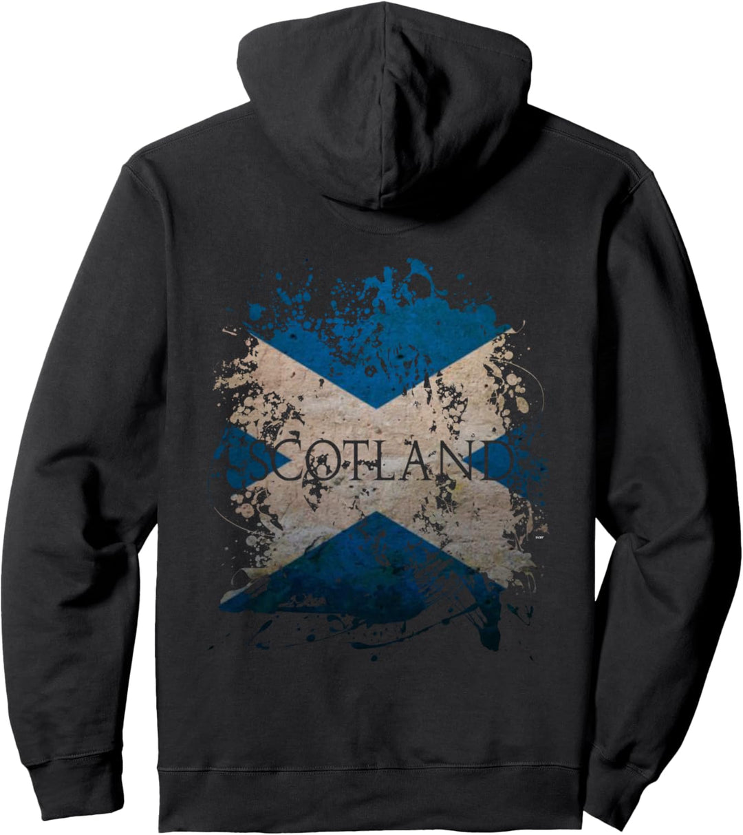 Schottland Flagge Herkunftsland Grossbritannien Edinburgh Pullover Hoodie