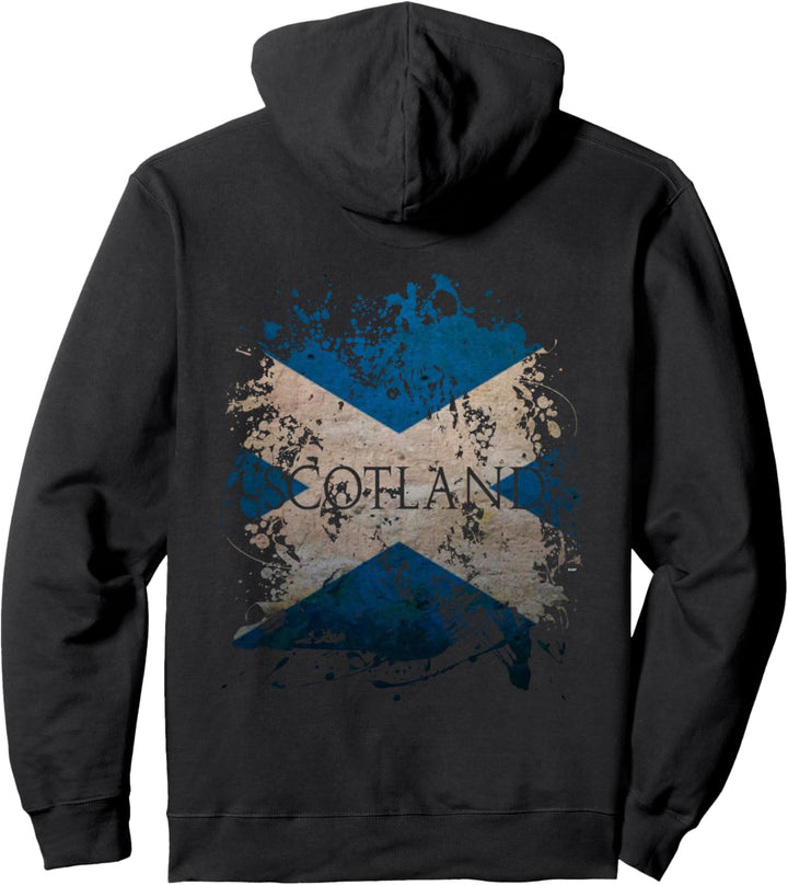 Schottland Flagge Herkunftsland Grossbritannien Edinburgh Pullover Hoodie
