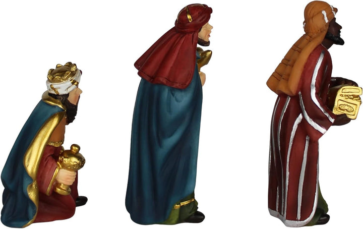 ZICOM Krippenfigurenset Hlg. DREI Könige Babylon orientalisch ca. 10cm Polyresin handbemalt