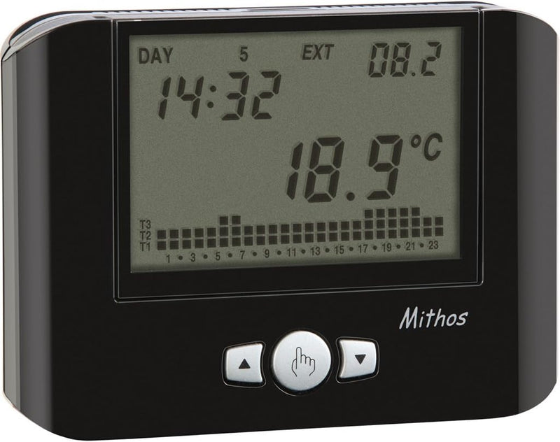 VEMER VE312500 MITHOS Digital Heizungsthermostat, Raumthermostat mit Wochenprogrammierung, Stromvers