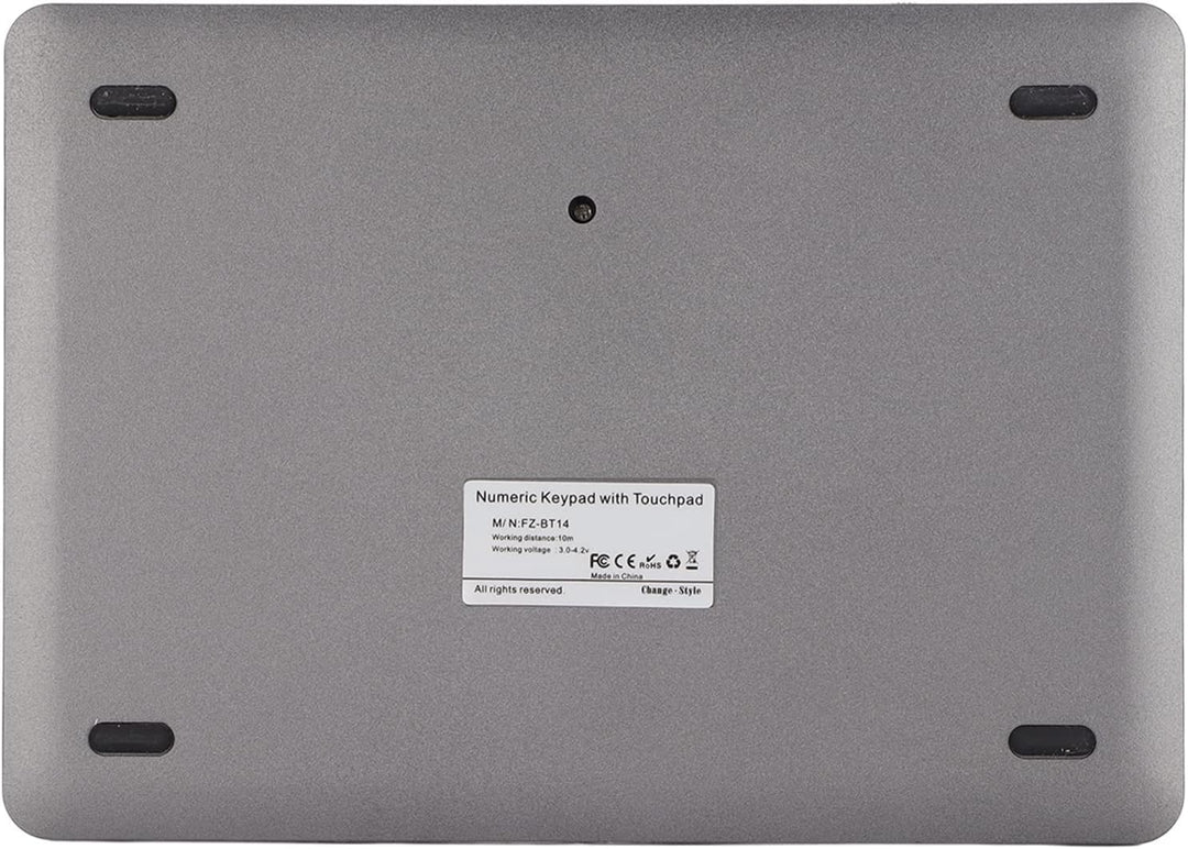 Nummernblock Touchpad, 2,4 G Wireless 5.0 Dual Mode, für Android OS X, 22 Tasten Tragbarer -Nummernb