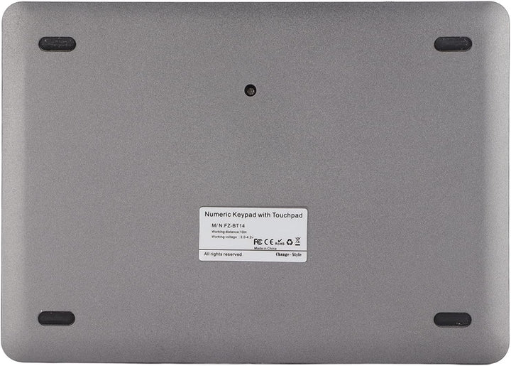 Nummernblock Touchpad, 2,4 G Wireless 5.0 Dual Mode, für Android OS X, 22 Tasten Tragbarer -Nummernb
