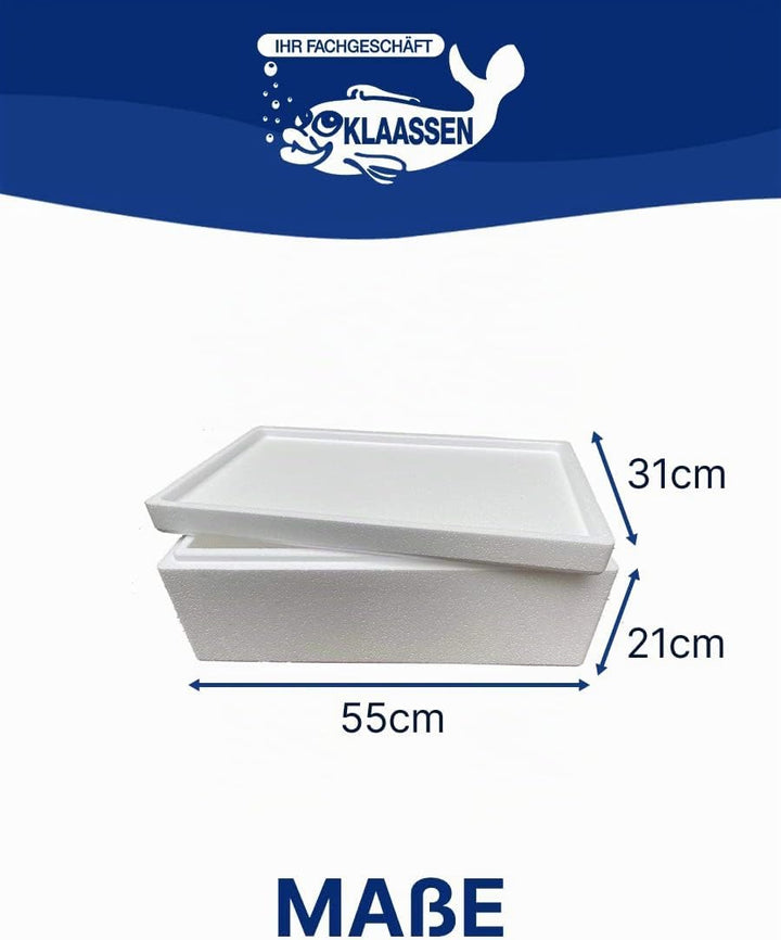 Thermobox, Styroporbox/Eisbox für Essen, Getränke &amp; temperaturempfindliche Ware, Isolierbox aus Styr